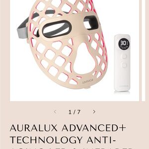 Auralux Advanced+ Anti-Aging LED Mask - Pink